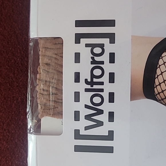 Wolford Forties Tights Seamless Net Tights Honey Medium New - Picture 2 of 3